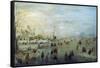 Winter Landscape, 1630-1634-Hendrick Avercamp-Framed Stretched Canvas