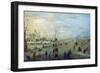 Winter Landscape, 1630-1634-Hendrick Avercamp-Framed Giclee Print