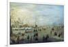 Winter Landscape, 1630-1634-Hendrick Avercamp-Framed Giclee Print