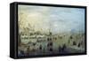 Winter Landscape, 1630-1634-Hendrick Avercamp-Framed Stretched Canvas