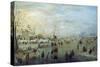 Winter Landscape, 1630-1634-Hendrick Avercamp-Stretched Canvas