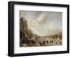 Winter Landscape, 1645-Aert van der Neer-Framed Giclee Print