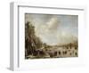 Winter Landscape, 1645-Aert van der Neer-Framed Giclee Print