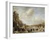 Winter Landscape, 1645-Aert van der Neer-Framed Giclee Print