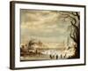 Winter Landscape, 17th Century-Gysbrecht Leytens-Framed Giclee Print