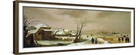 Winter Landscape, 17th century-Adam Van Breen-Framed Giclee Print