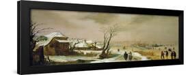 Winter Landscape, 17th century-Adam Van Breen-Framed Giclee Print