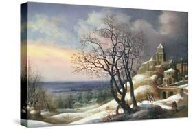 Winter Landscape, 17th Century-Daniel van Heil-Stretched Canvas