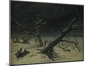 Winter Landscape, 1811-Caspar David Friedrich-Mounted Giclee Print