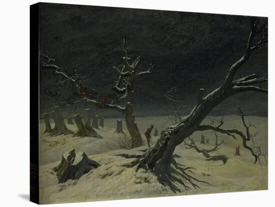 Winter Landscape, 1811-Caspar David Friedrich-Stretched Canvas