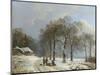 Winter Landscape, 1835-38-Barend Cornelis Koekkoek-Mounted Art Print