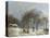 Winter Landscape, 1835-38-Barend Cornelis Koekkoek-Stretched Canvas