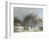 Winter Landscape, 1835-8-Barend Cornelis Koekkoek-Framed Giclee Print