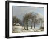 Winter Landscape, 1835-8-Barend Cornelis Koekkoek-Framed Giclee Print