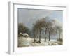 Winter Landscape, 1835-8-Barend Cornelis Koekkoek-Framed Giclee Print