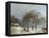 Winter Landscape, 1835-8-Barend Cornelis Koekkoek-Framed Stretched Canvas