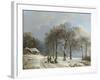 Winter Landscape, 1835-8-Barend Cornelis Koekkoek-Framed Giclee Print