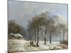 Winter Landscape, 1835-8-Barend Cornelis Koekkoek-Mounted Giclee Print