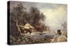 Winter Landscape, 1836-William James Muller-Stretched Canvas