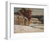 Winter Landscape, 1865-70 (Oil on Canvas)-Gustave Courbet-Framed Giclee Print