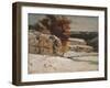 Winter Landscape, 1865-70 (Oil on Canvas)-Gustave Courbet-Framed Giclee Print
