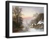 Winter Landscape, 1869-Charles Leaver-Framed Giclee Print