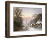 Winter Landscape, 1869-Charles Leaver-Framed Giclee Print