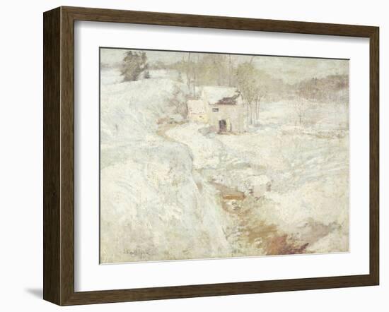 Winter Landscape, 1890's-John Henry Twachtman-Framed Giclee Print