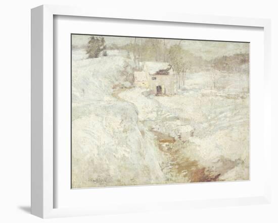 Winter Landscape, 1890's-John Henry Twachtman-Framed Giclee Print