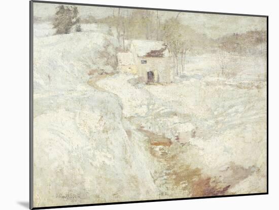 Winter Landscape, 1890's-John Henry Twachtman-Mounted Giclee Print