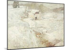 Winter Landscape, 1890's-John Henry Twachtman-Mounted Giclee Print
