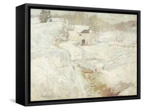 Winter Landscape, 1890's-John Henry Twachtman-Framed Stretched Canvas