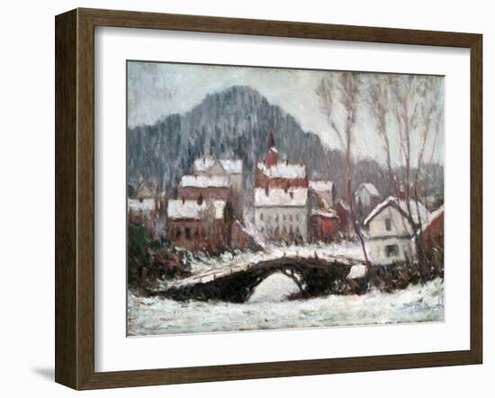 Winter Landscape, 1895-Claude Monet-Framed Giclee Print