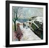 Winter Landscape, 1910-Edvard Munch-Framed Giclee Print