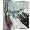 Winter Landscape, 1910-Edvard Munch-Mounted Giclee Print