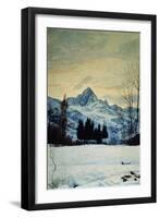 Winter Landscape, 1914-Matteo Olivero-Framed Giclee Print