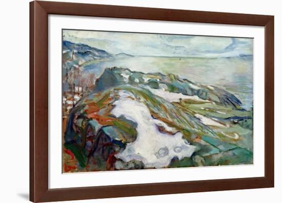 Winter Landscape, 1915-Edvard Munch-Framed Giclee Print