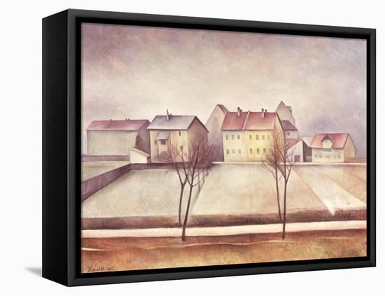 Winter Landscape, 1921-Alexander Kanoldt-Framed Stretched Canvas