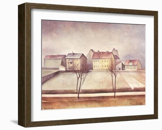 Winter Landscape, 1921-Alexander Kanoldt-Framed Giclee Print