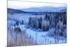 Winter Landscape Along the Steese Highway, Fairbanks, Alaska, Usa-Christian Heeb-Mounted Photographic Print