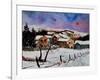 Winter landscape Ardennes Belgium-Pol Ledent-Framed Art Print