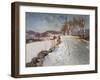 Winter Landscape at Lillehammer, 1906-Fritz Thaulow-Framed Giclee Print