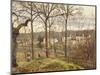 Winter Landscape at Louveciennes, C.1870-Camille Pissarro-Mounted Giclee Print