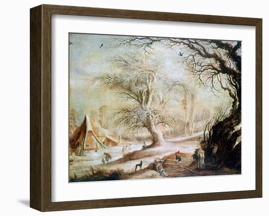 Winter Landscape, C1606-1656-Gysbrecht Leytens-Framed Giclee Print