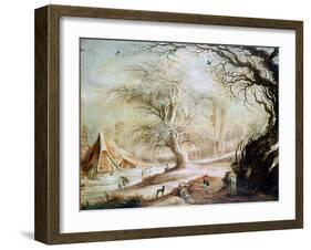 Winter Landscape, C1606-1656-Gysbrecht Leytens-Framed Giclee Print