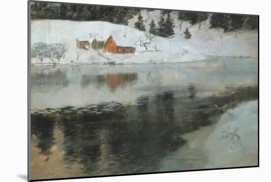 Winter Landscape, C1883-1884-Fritz Thaulov-Mounted Giclee Print