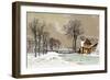 Winter Landscape - Chromolithography of Ciceri, N.D.-Eugene Ciceri-Framed Giclee Print