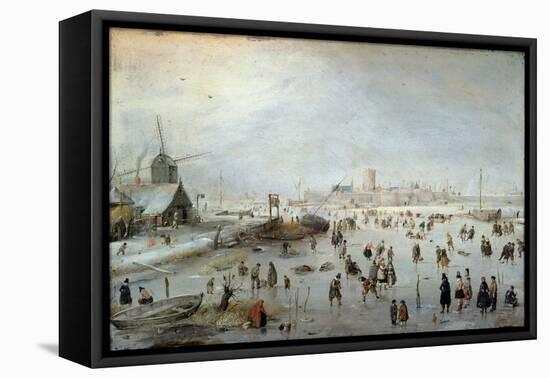 Winter Landscape, Early 1620s-Hendrik Avercamp-Framed Stretched Canvas