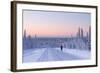 Winter Landscape in Lapland-udvarhazi-Framed Photographic Print