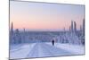 Winter Landscape in Lapland-udvarhazi-Mounted Photographic Print